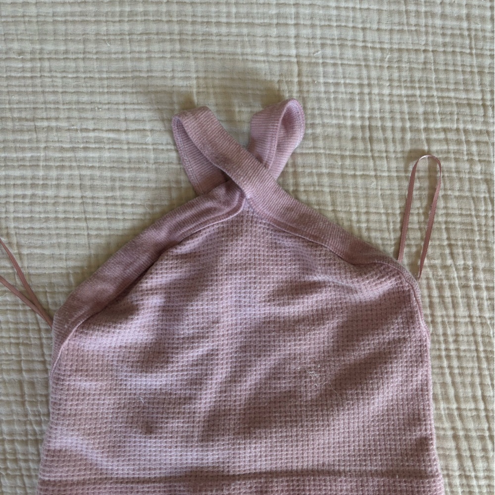 American Eagle Outfitters Pink Crop Top